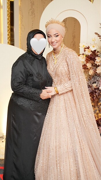 Siyah büyük beden abiye - Görsel 2