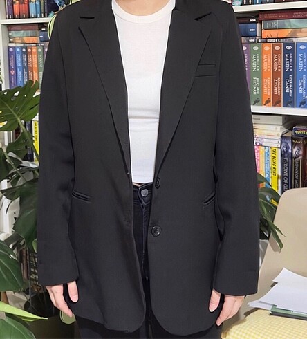 40 Beden siyah Renk BLAZER CEKET