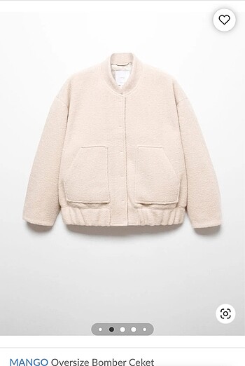 Mango MANGO OVERSİZE BOMBER CEKET
