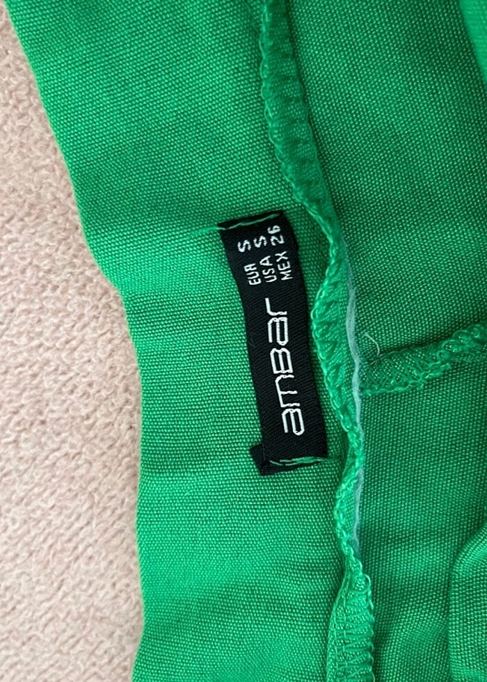 Yeşil uzun pantolon - Görsel 3