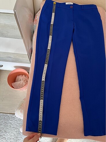 Lacivert kumaş pantolon - Görsel 5