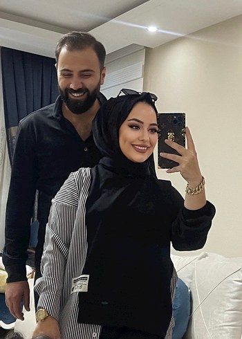 Gömlek detaylı oysho kumaş siyah takım - Görsel 2