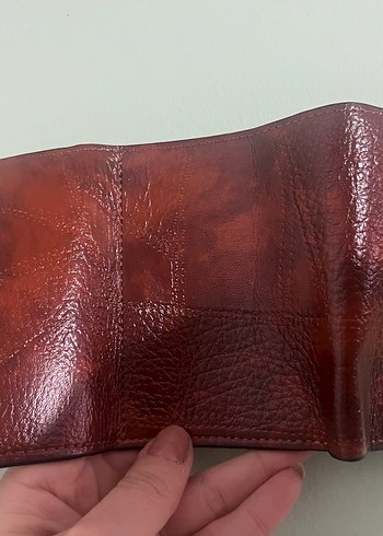 Parlak Kahverengi unisex Cüzdan - Görsel 2