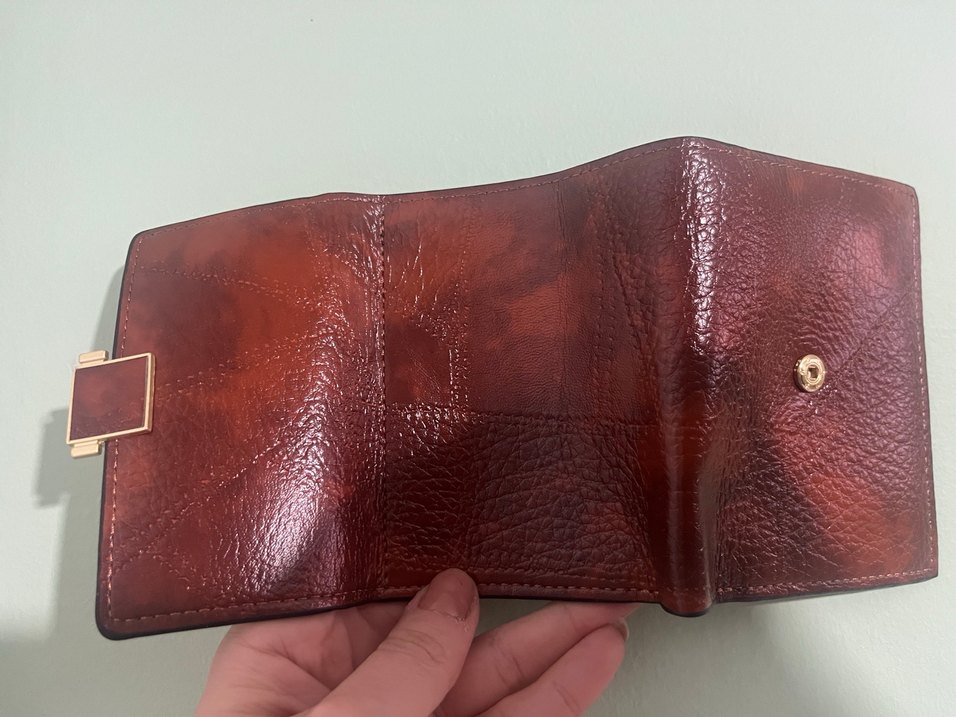 Parlak Kahverengi unisex Cüzdan - Görsel 2