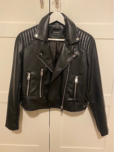 Stradivarius Stradivarius Deri Biker Ceket