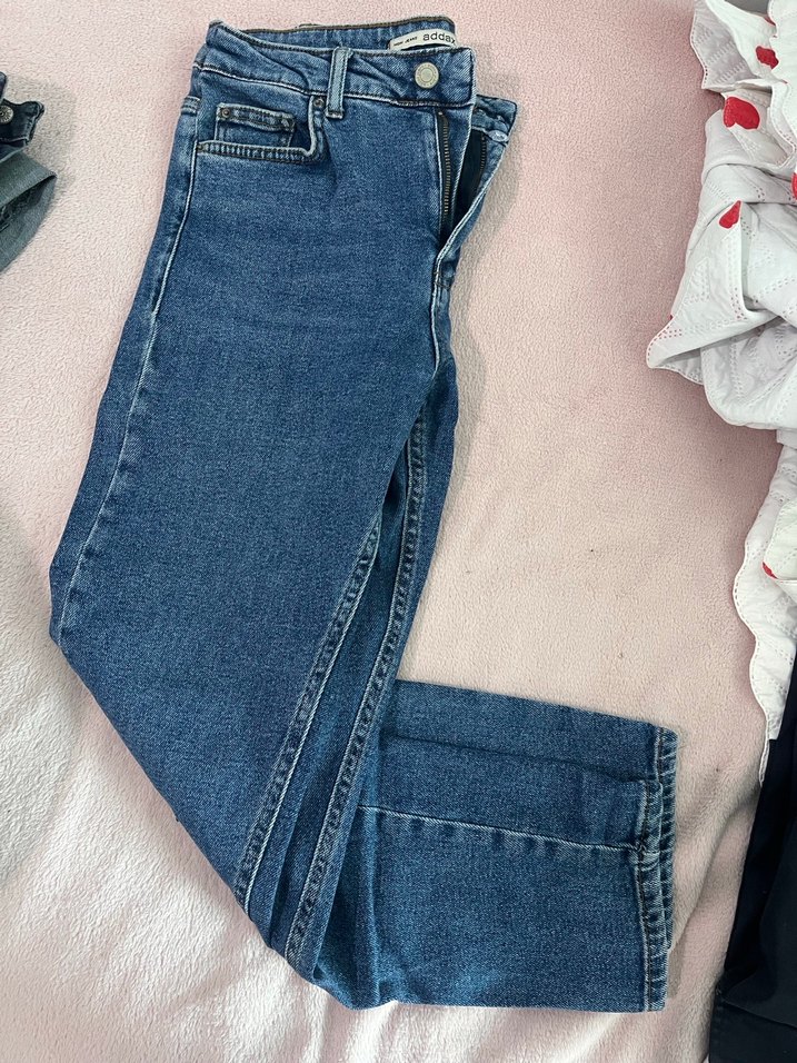 Addax Düz Kesim Midi Boy Kadın Jean - Görsel 3