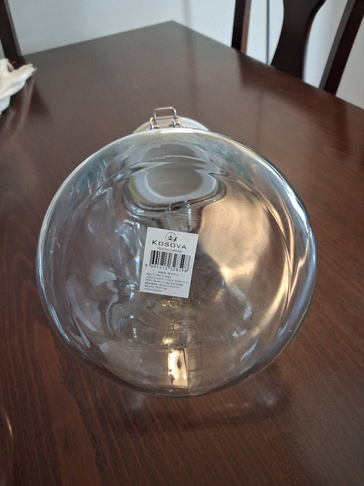 Beyaz Kapaklı Cam İthal 3'lü Saklama Kavanozları - Görsel 4