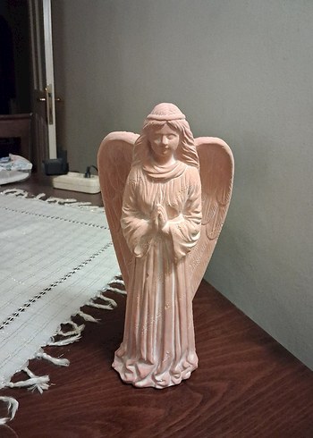 Kumtaşı Dua eden Melek Heykeli - Görsel 4