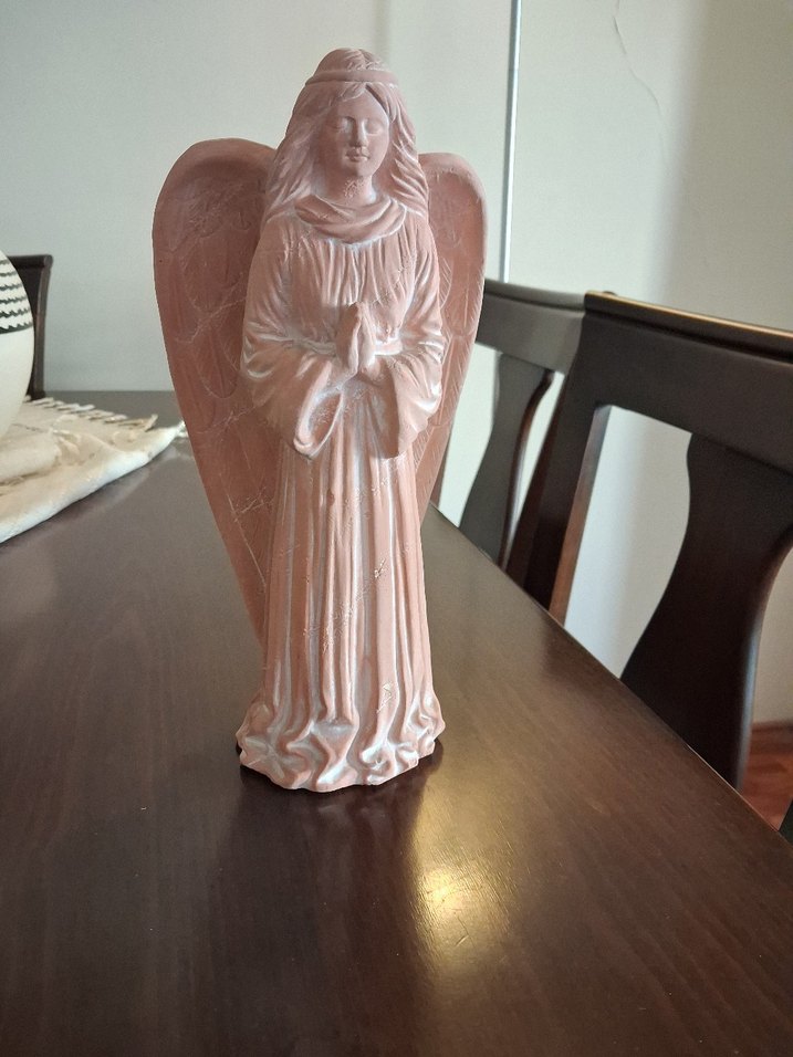 Kumtaşı Dua eden Melek Heykeli - Görsel 2