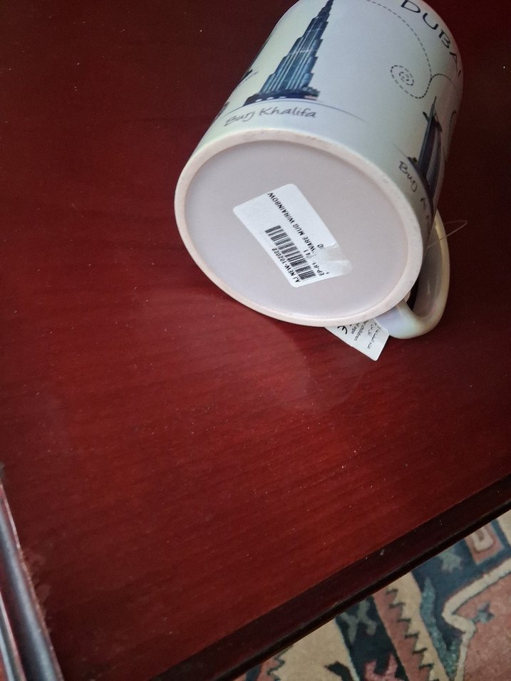 Dubai Temalı,Dubai'den alınmış,etiketli, Renkli Porselen Kupa - Görsel 4