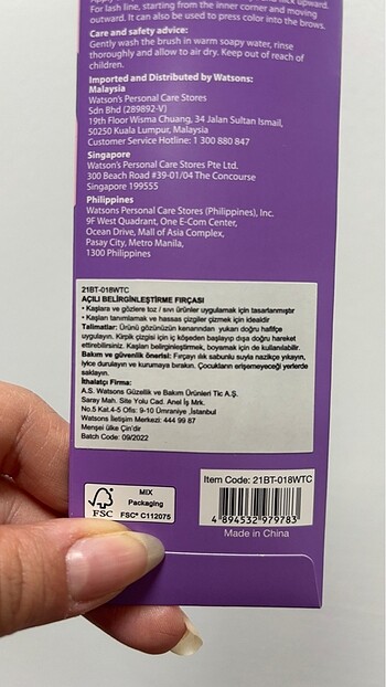 Beden Watsons Açılı Belirginleştirme Fırçası