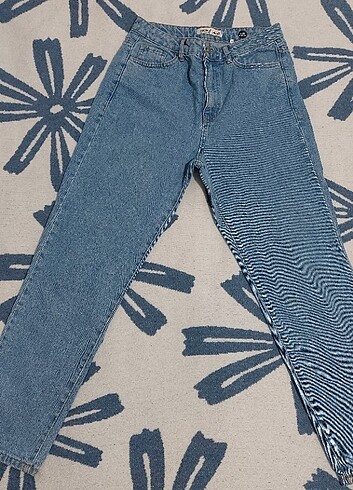 KOTON Mom Jean Kot Pantolon Yüksek Bel - Görsel 2