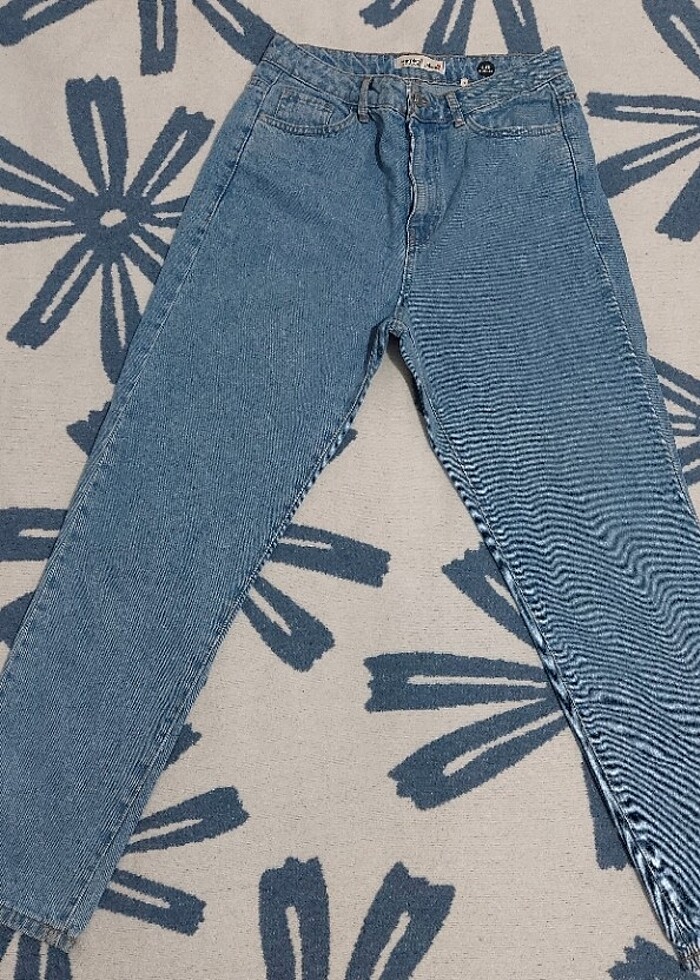 KOTON Mom Jean Kot Pantolon Yüksek Bel - Görsel 2