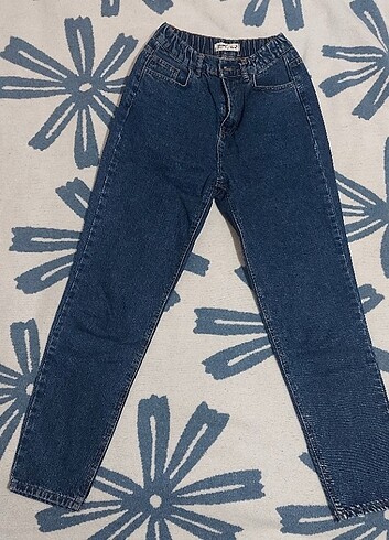 KOTON Mom Jean Kot Pantolon Yüksek Bel 2 - Görsel 6