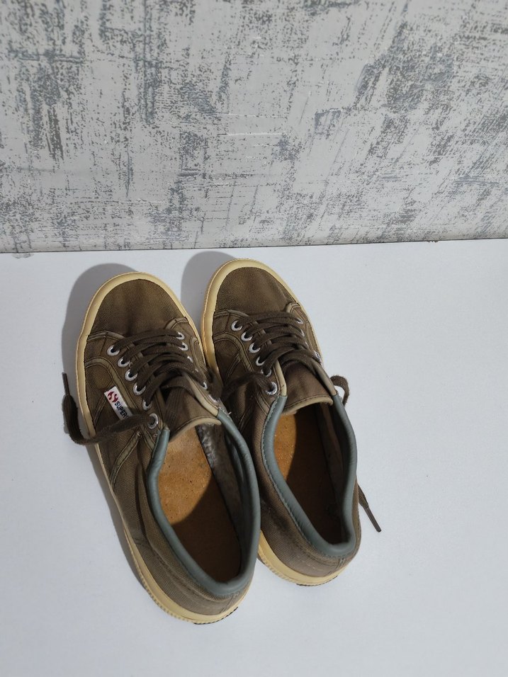 SUPERGA Haki Kadın Sneakers Spor Ayakkabı - Görsel 3