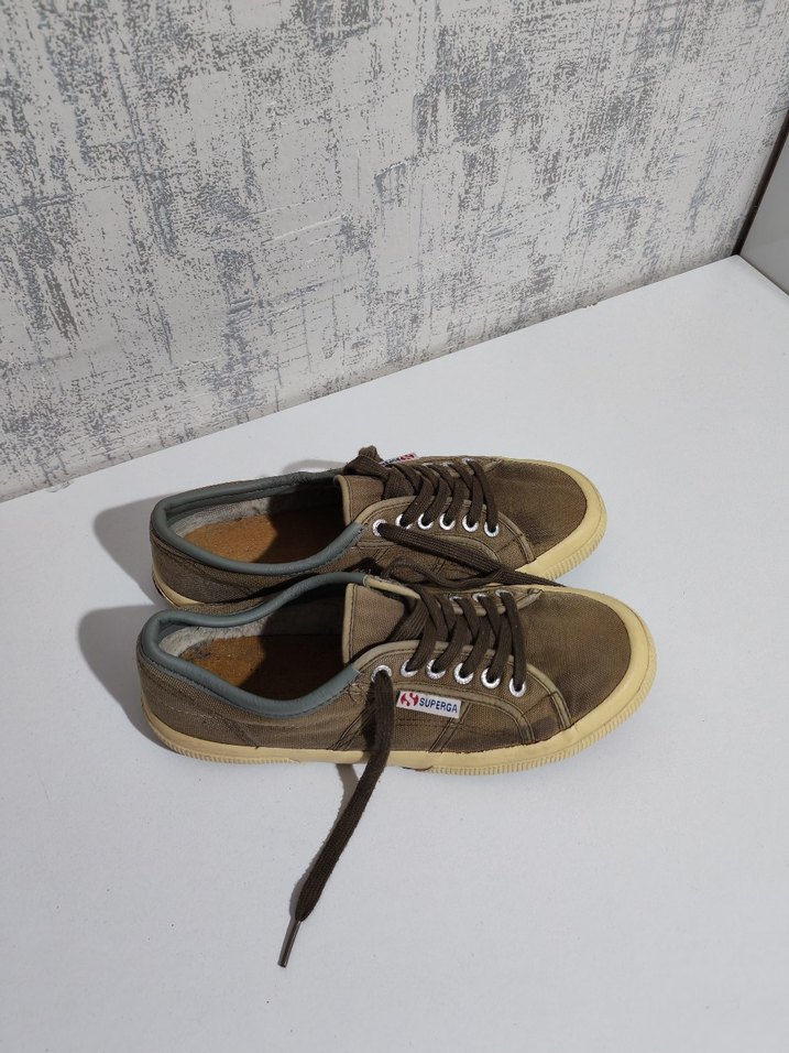 SUPERGA Haki Kadın Sneakers Spor Ayakkabı - Görsel 2