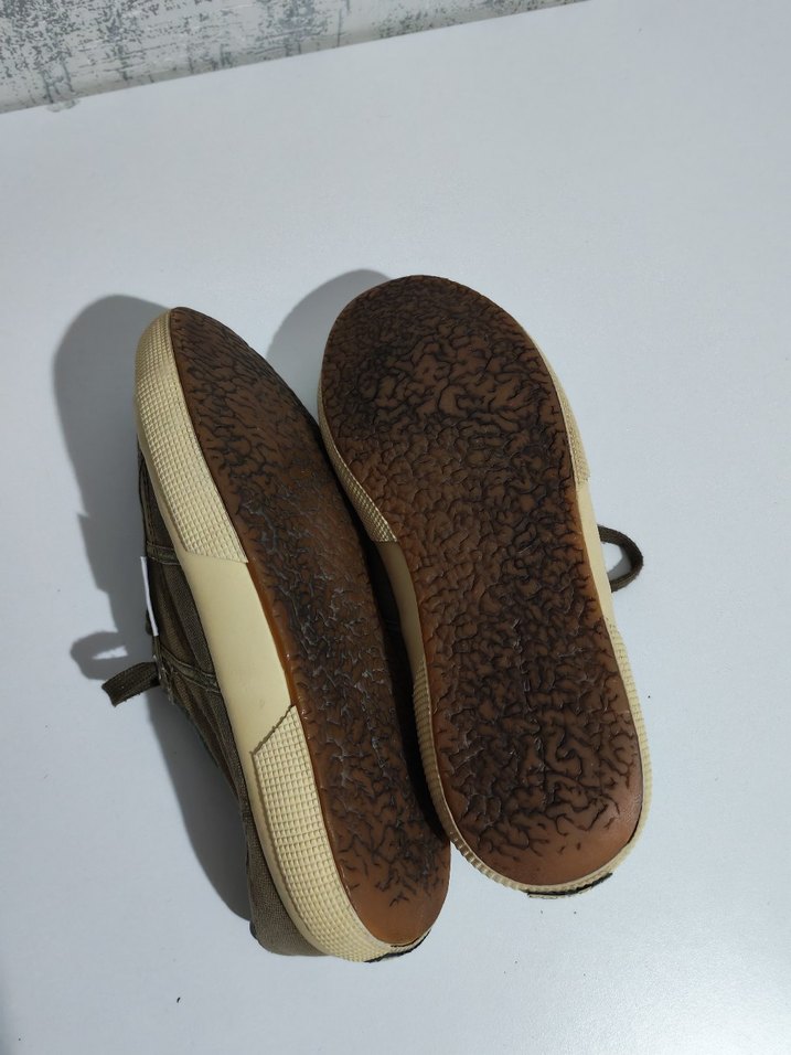 SUPERGA Haki Kadın Sneakers Spor Ayakkabı - Görsel 4