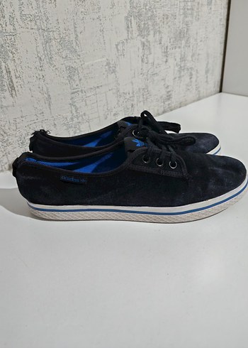 Kadın Siyah Bağcıklı Spor Ayakkabı - Görsel 3