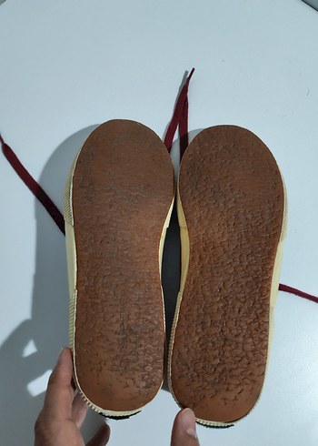 Orijinal Superga Bordo Kadın Spor Ayakkabı Düz Taban - Görsel 5