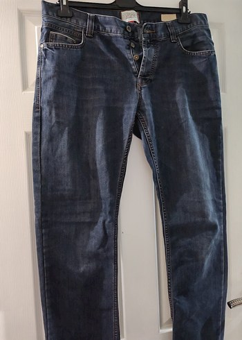 Erkek Lacivert Midi Denim Pantolon - Görsel 2