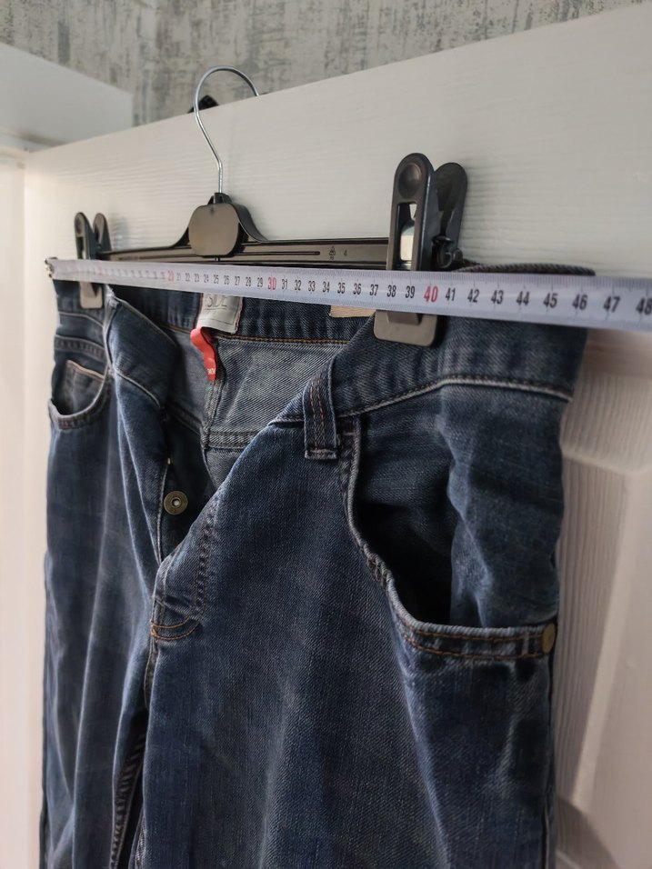 Erkek Lacivert Midi Denim Pantolon - Görsel 5