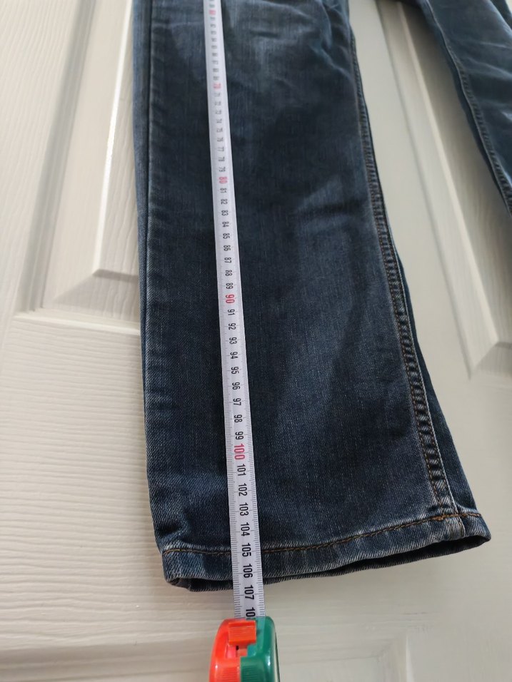 Erkek Lacivert Midi Denim Pantolon - Görsel 4