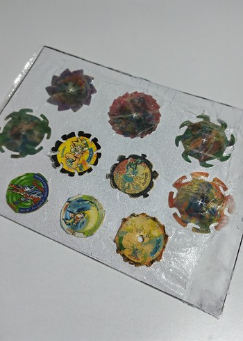 Renkli Koleksiyonluk Oyun Jetonları BEYBLADE TASO - Görsel 5