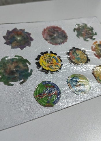 Renkli Koleksiyonluk Oyun Jetonları BEYBLADE TASO - Görsel 4