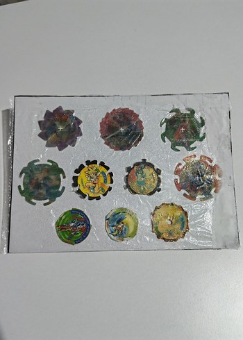 Renkli Koleksiyonluk Oyun Jetonları BEYBLADE TASO - Görsel 3