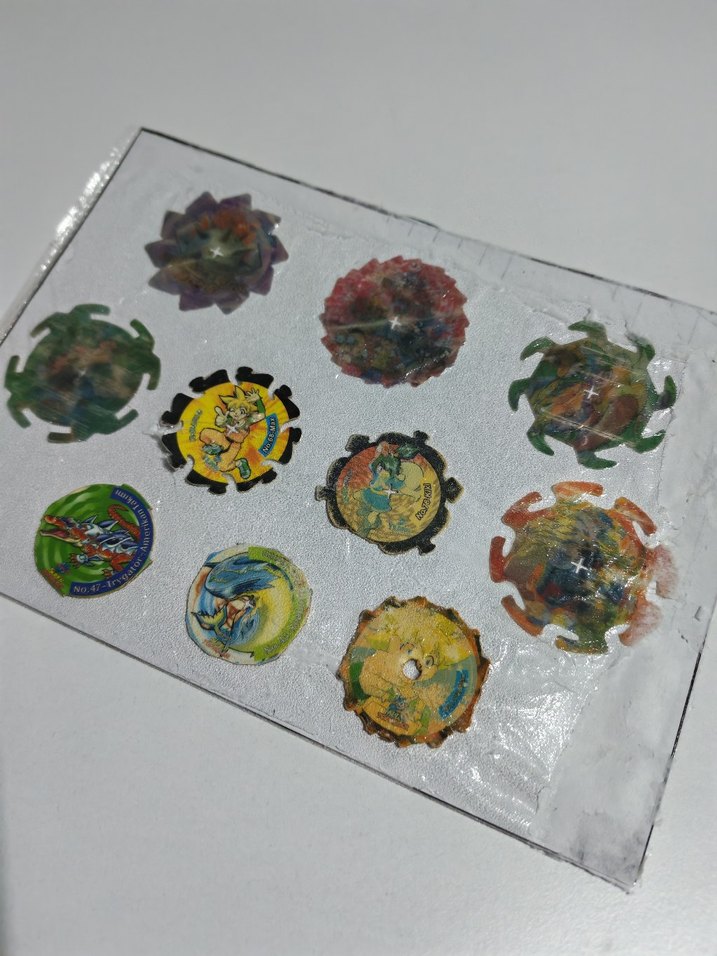 Renkli Koleksiyonluk Oyun Jetonları BEYBLADE TASO - Görsel 5