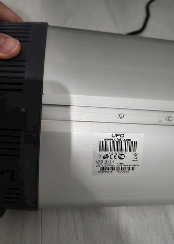 ORİJİNAL UFO Bej ve Gri Elektrikli Isıtıcı - Görsel 4