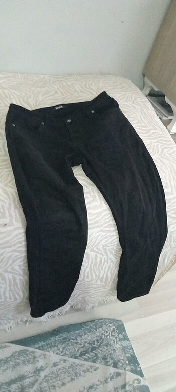 46 Beden siyah Renk Zara erken kot pantolun 45 benden