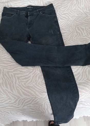 siyah Erkek Denim Jean Pantolon - Görsel 2