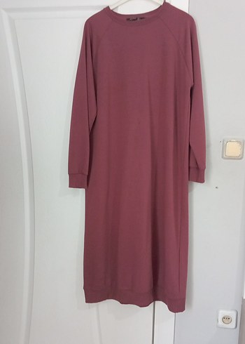 Bordo Uzun Kollu Salaş Kadın Tunik - Görsel 5