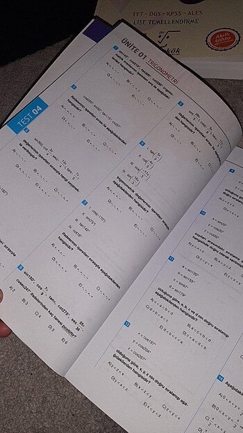  Beden Matematik test kitabı 