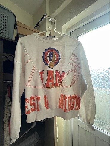 Beyaz sweat - Görsel 2