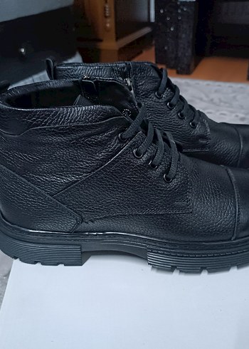 Siyah Erkek Deri Bot - Görsel 2
