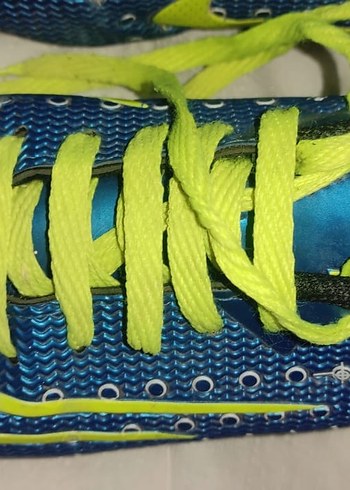 Renkli Erkek Futbol Ayakkabısı Velcro Bağcıklı - Görsel 2