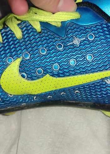 Renkli Erkek Futbol Ayakkabısı Velcro Bağcıklı - Görsel 3