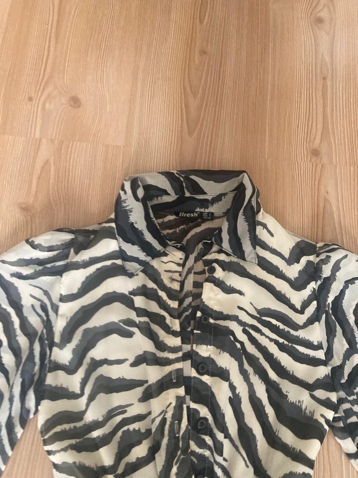 Zebra Desenli mini Elbise - Görsel 2