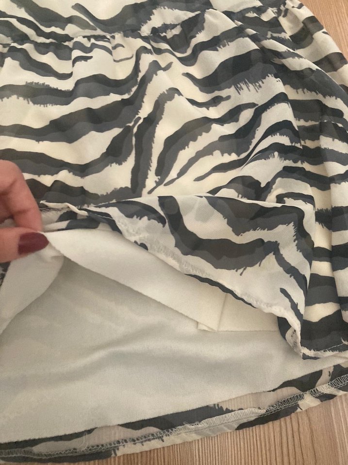 Zebra Desenli mini Elbise - Görsel 3