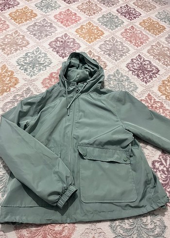 LCW Vision Kadın Turkuaz Kapüşonlu Yağmurluk - Görsel 3