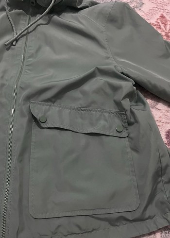 LCW Vision Kadın Turkuaz Kapüşonlu Yağmurluk - Görsel 5