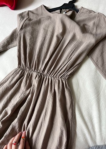 Bej  Elbise - Görsel 3