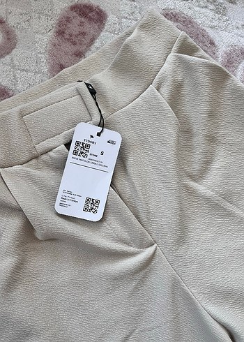 Bej Kadın Kumaş Pantolon - Görsel 2