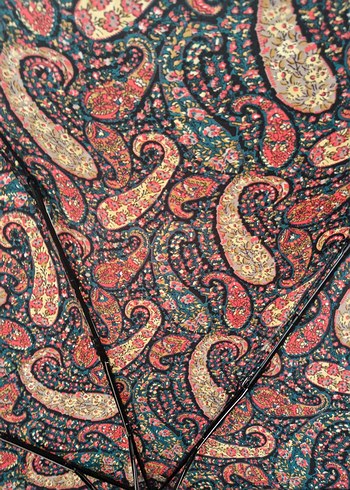 Desenli Çok Renkli Bohem Kadın Şemsiye - Görsel 4