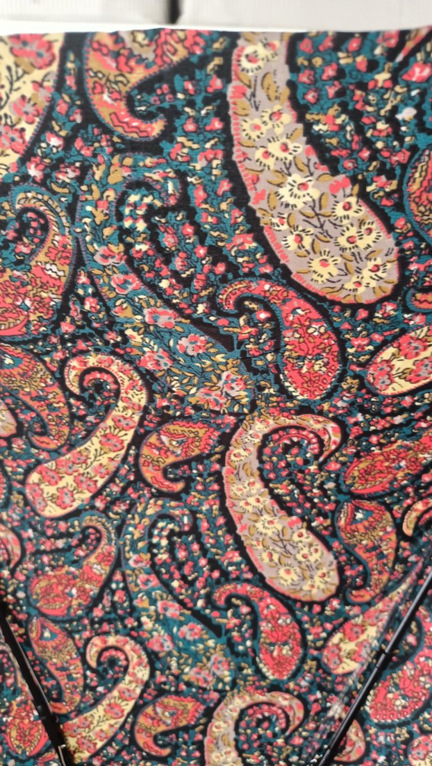 Desenli Çok Renkli Bohem Kadın Şemsiye - Görsel 5