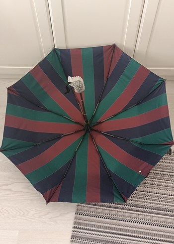 Çok Renkli Pileli Kadın Şemsiye - Görsel 2