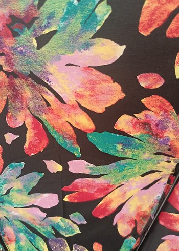 Kadın Bohem Katlamalı Çok Renkli Şemsiye - Görsel 4