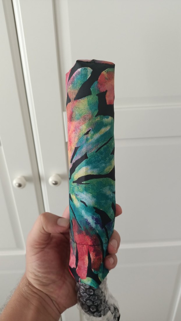 Kadın Bohem Katlamalı Çok Renkli Şemsiye - Görsel 5